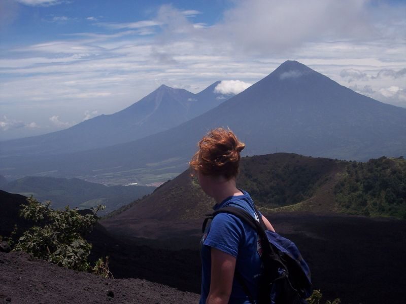 From Antigua: Pacaya Volcano Day Hike - Coming down: from cinders to quieter forest and farmland