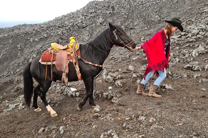 Pacaya Volcano Luxury Sunset Horseback Riding Tour/ Dinner Cooked by-Lava Chef - Riding over lava rock: what the views and timing feel like